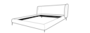 BED LOW HEADBOARD