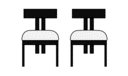 SET OF 2 CHAIRS
