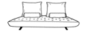 MEDIUM SETTEE - D 105  