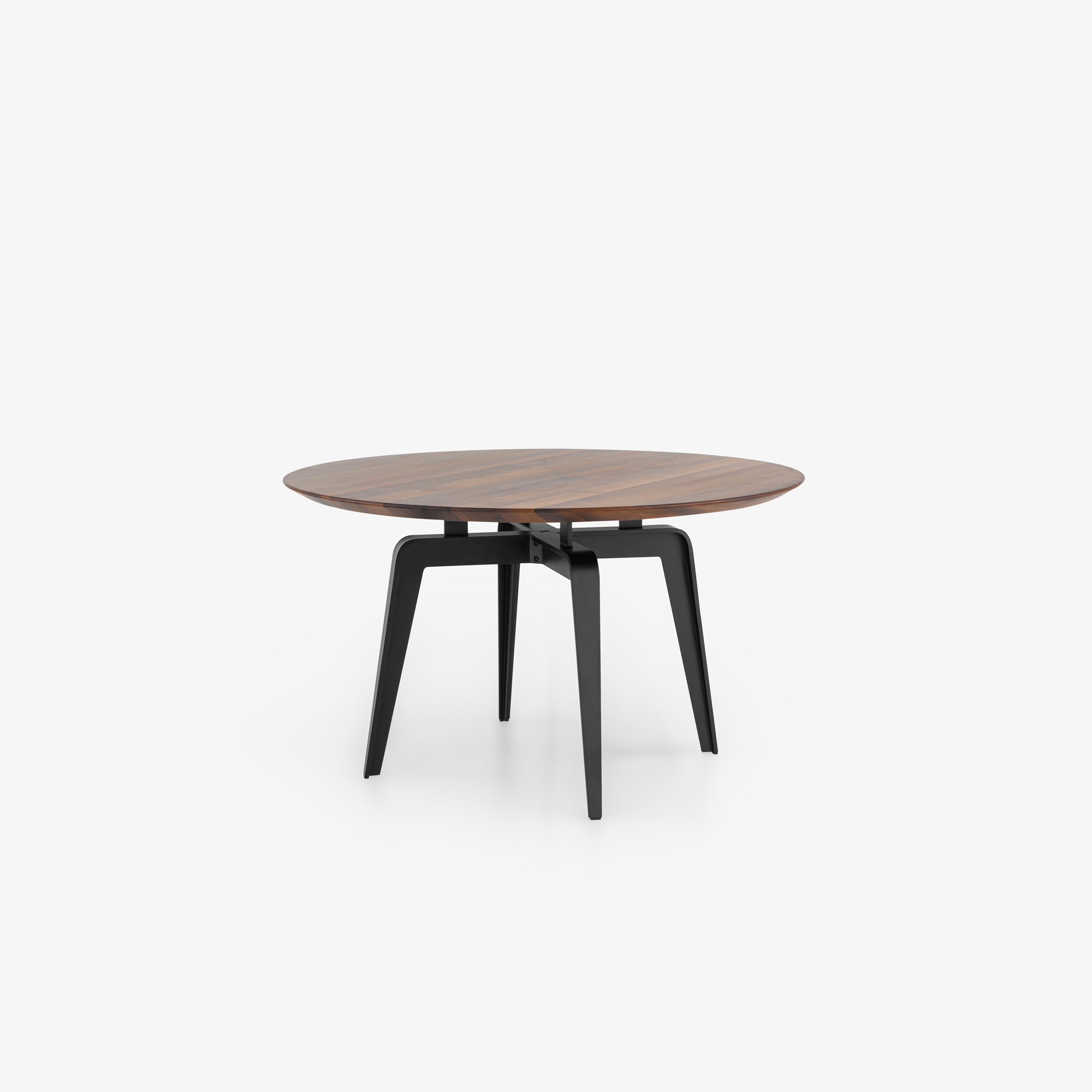 Image ROUND DINING TABLE BLACK LACQUERED BASE 