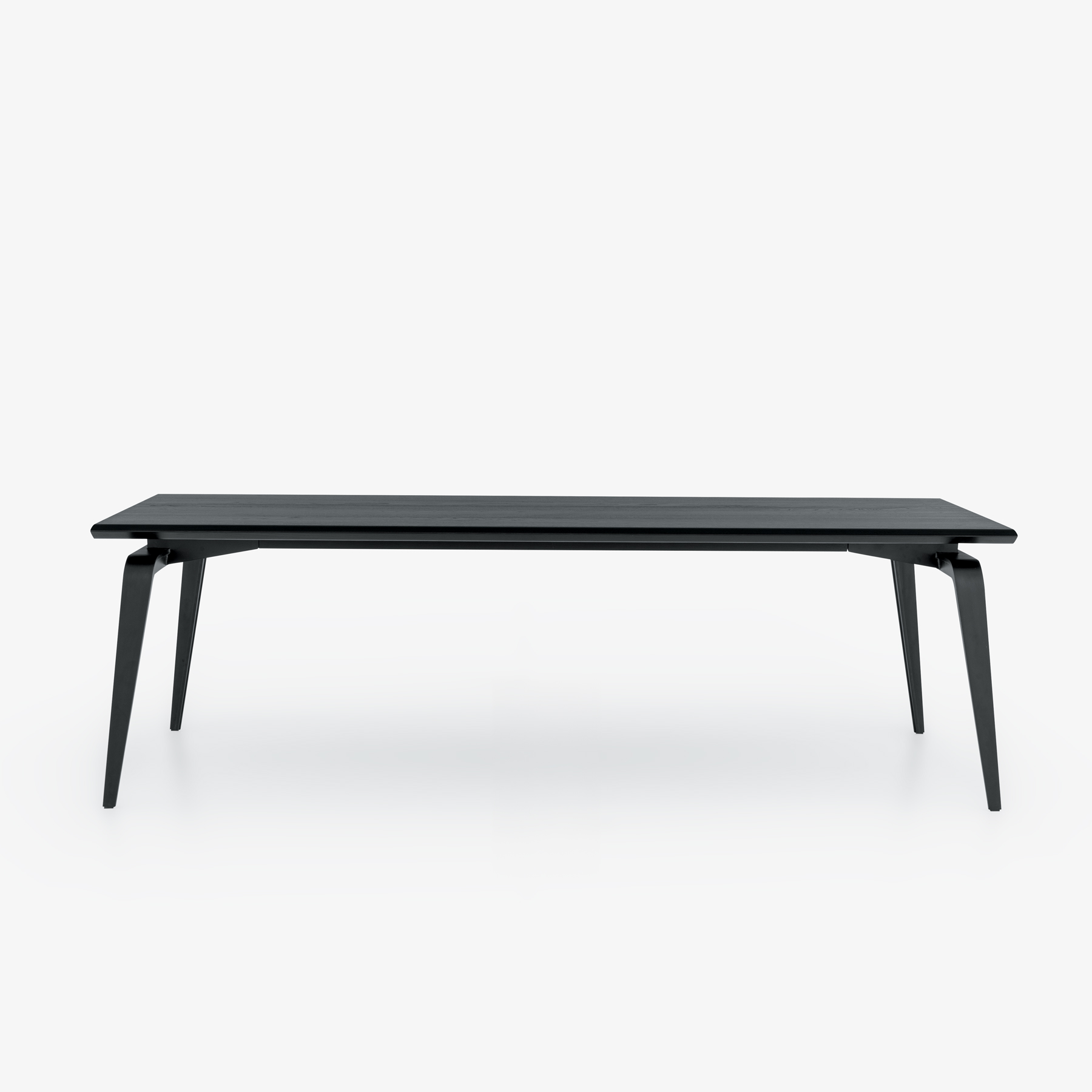 Image RECTANGULAR DINING TABLE BLACK LACQUERED BASE 