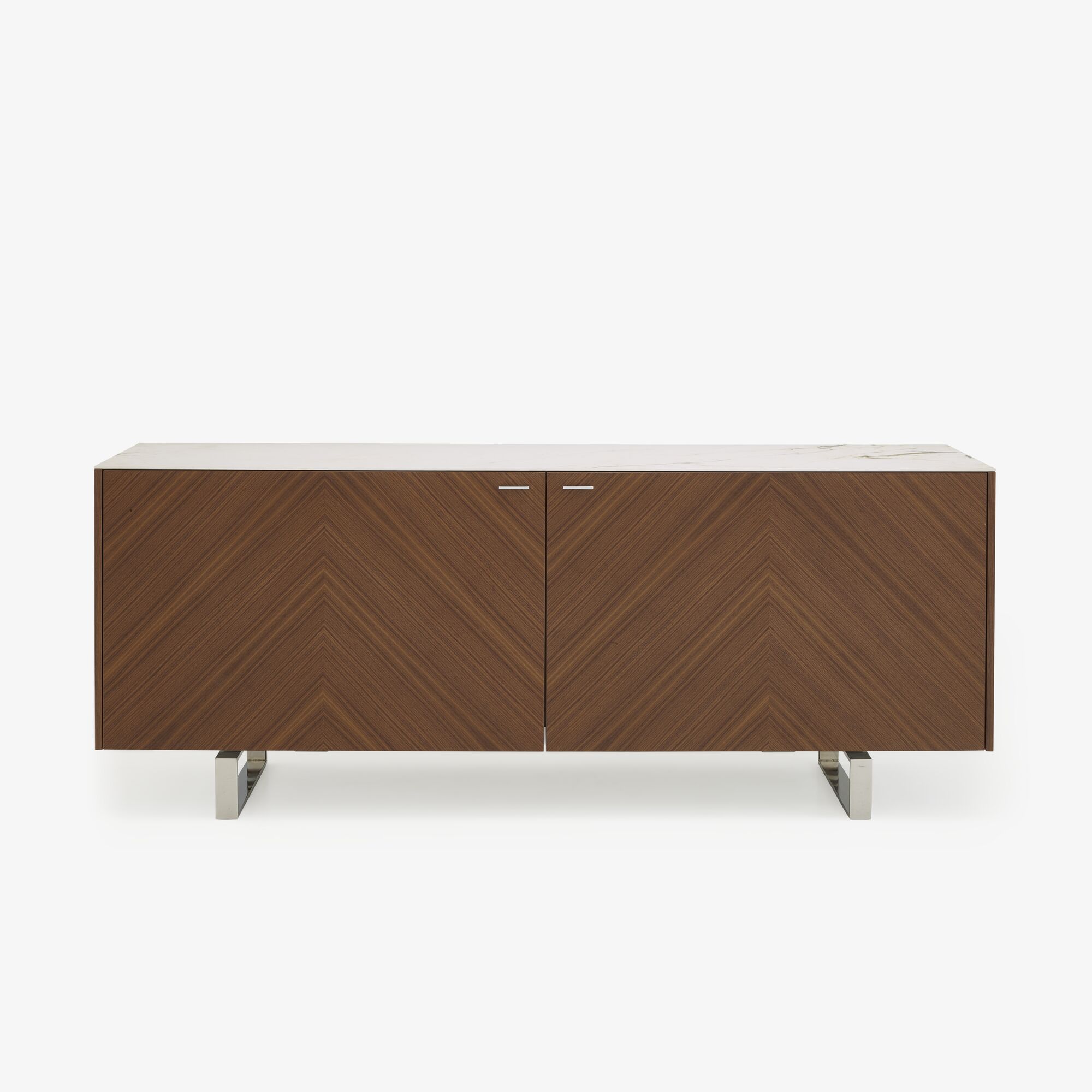 Image BAHUT L 226 WALNUT CERAMIC STONEWARE TOP