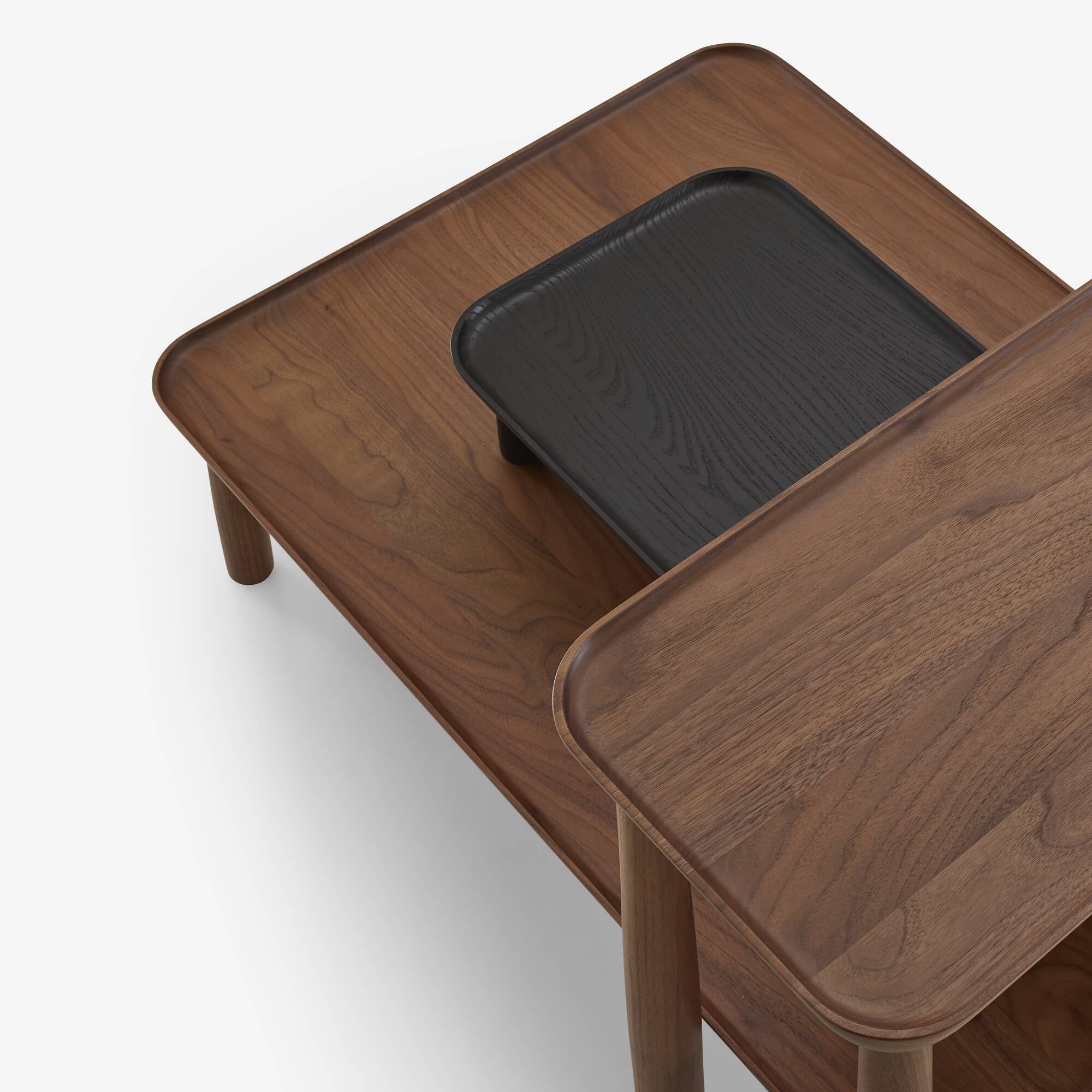 Image Occasional table height 24 solid american walnut 4