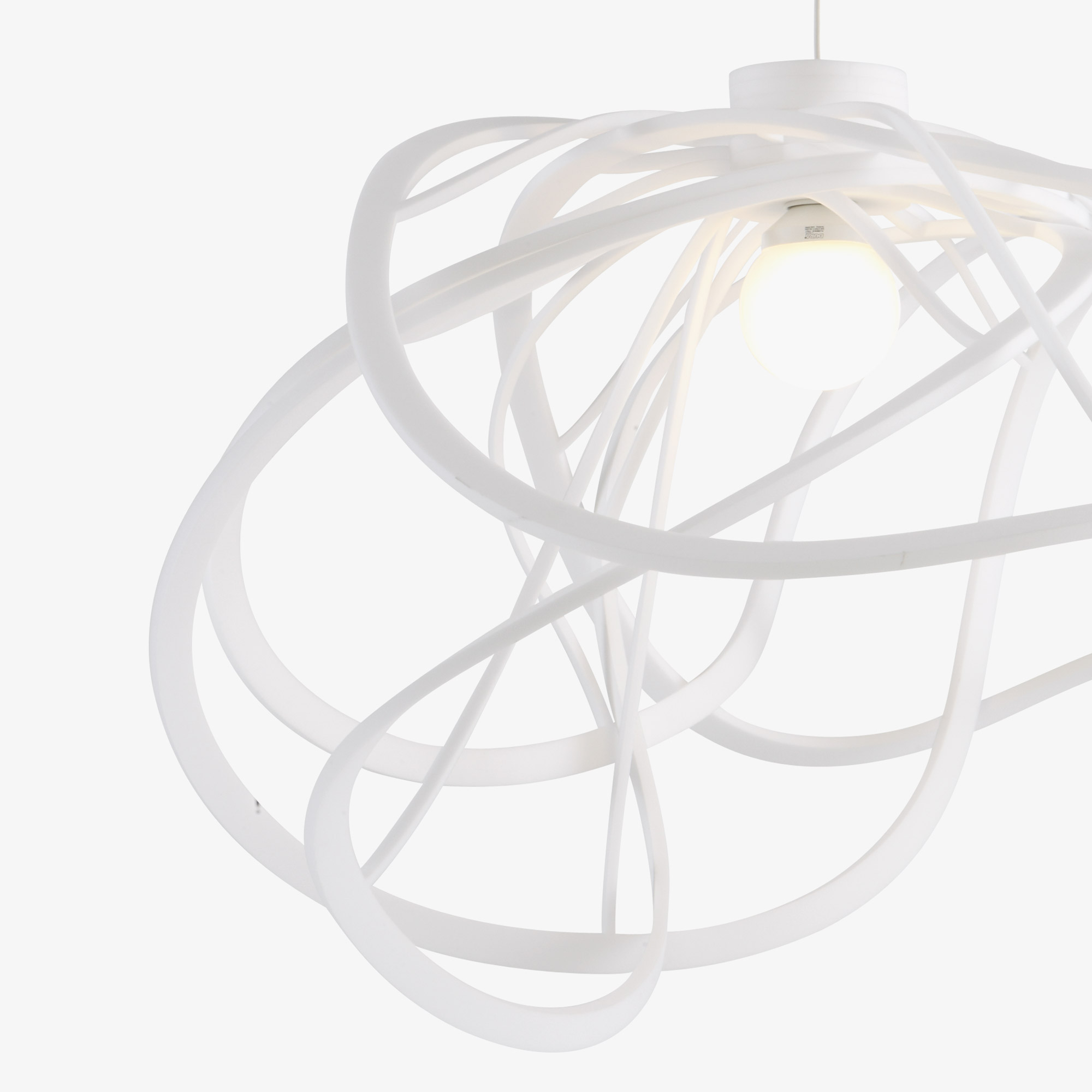 Image Suspended ceiling light white large 3
