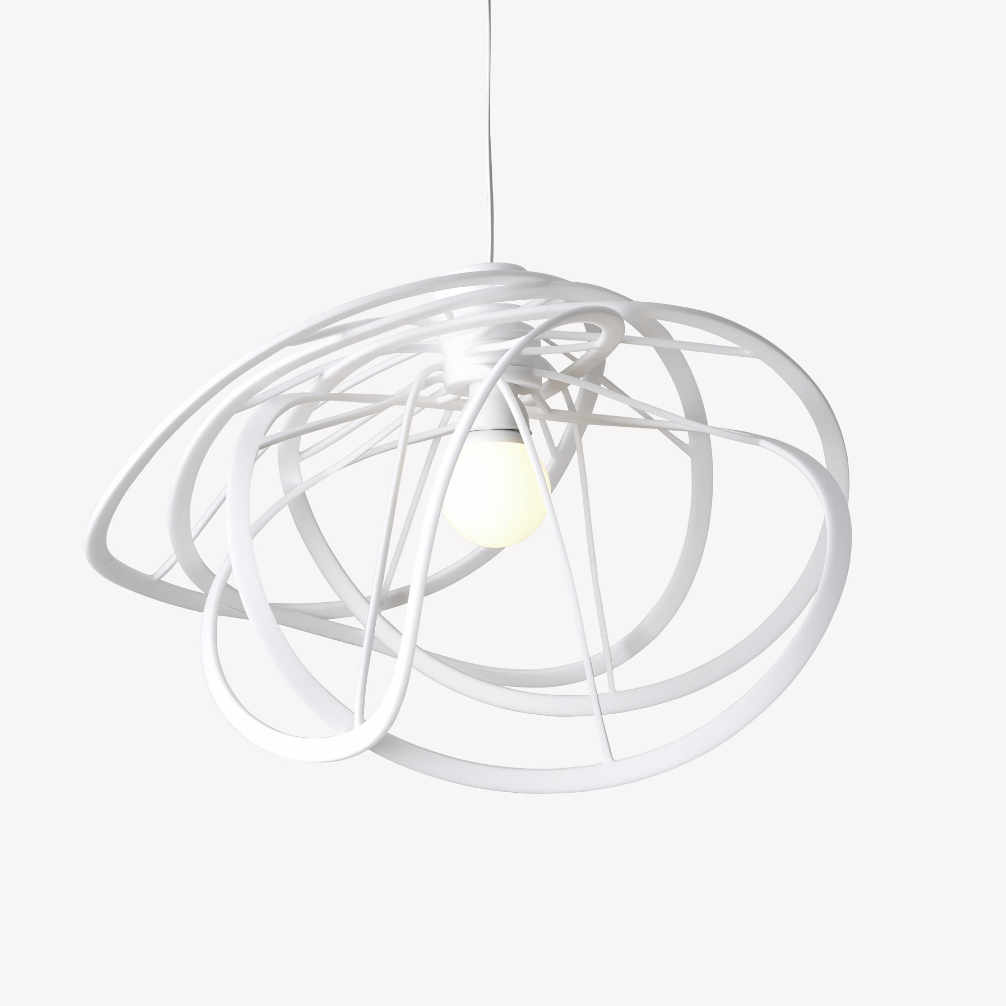 Image Suspended ceiling light white large 2