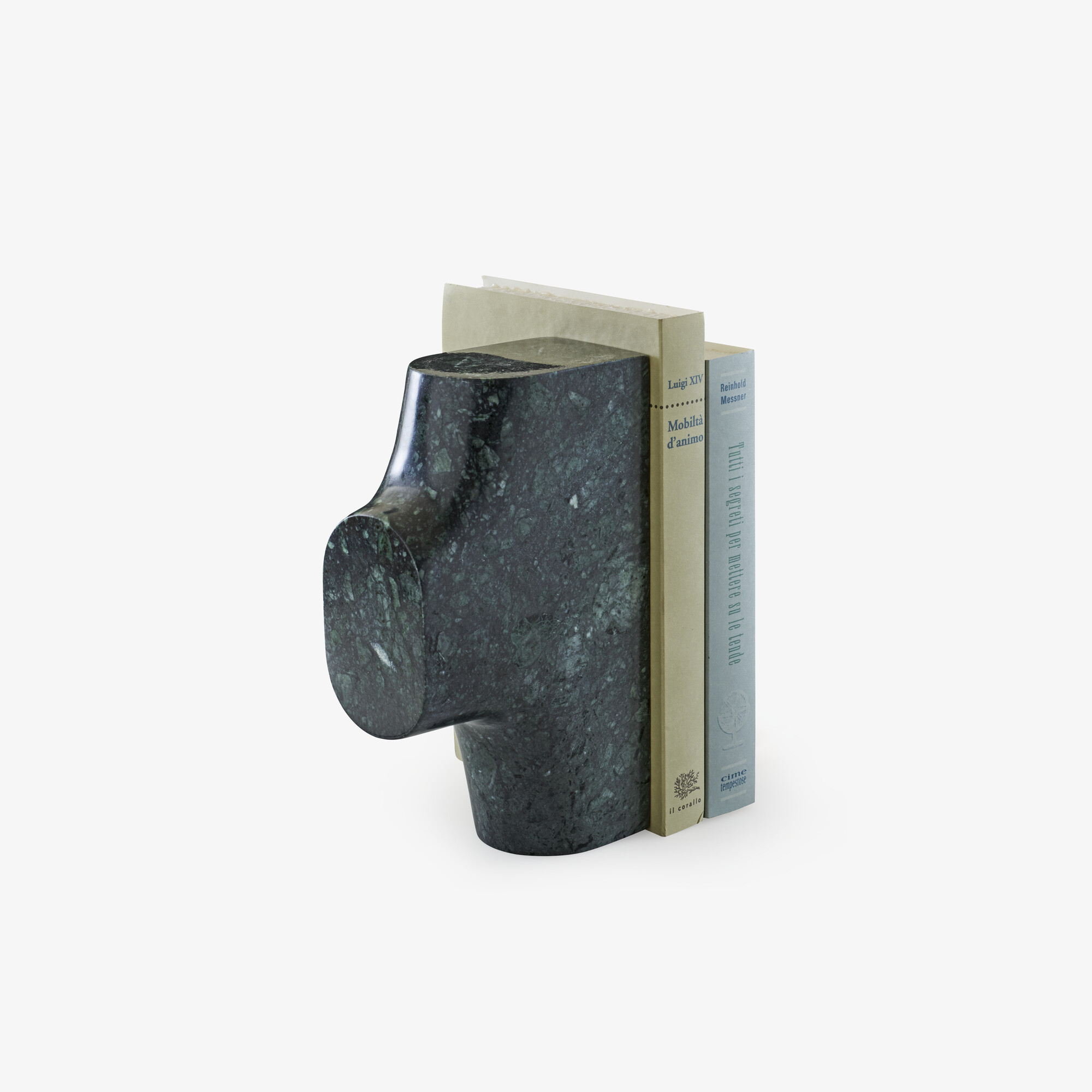 Image Bookends green marble  1
