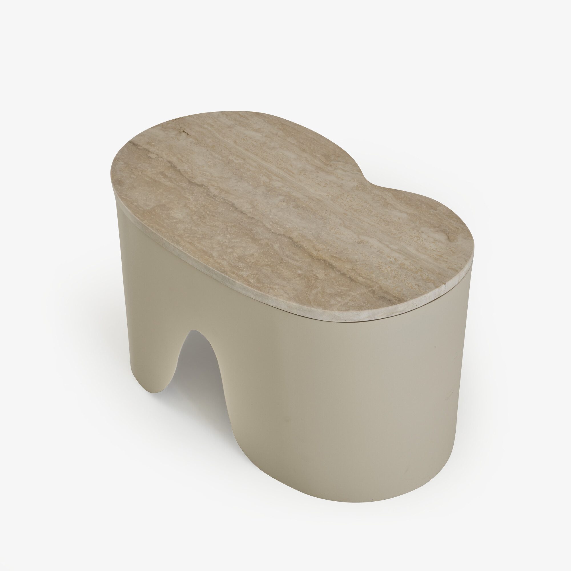 Image Low table travertine top small 4