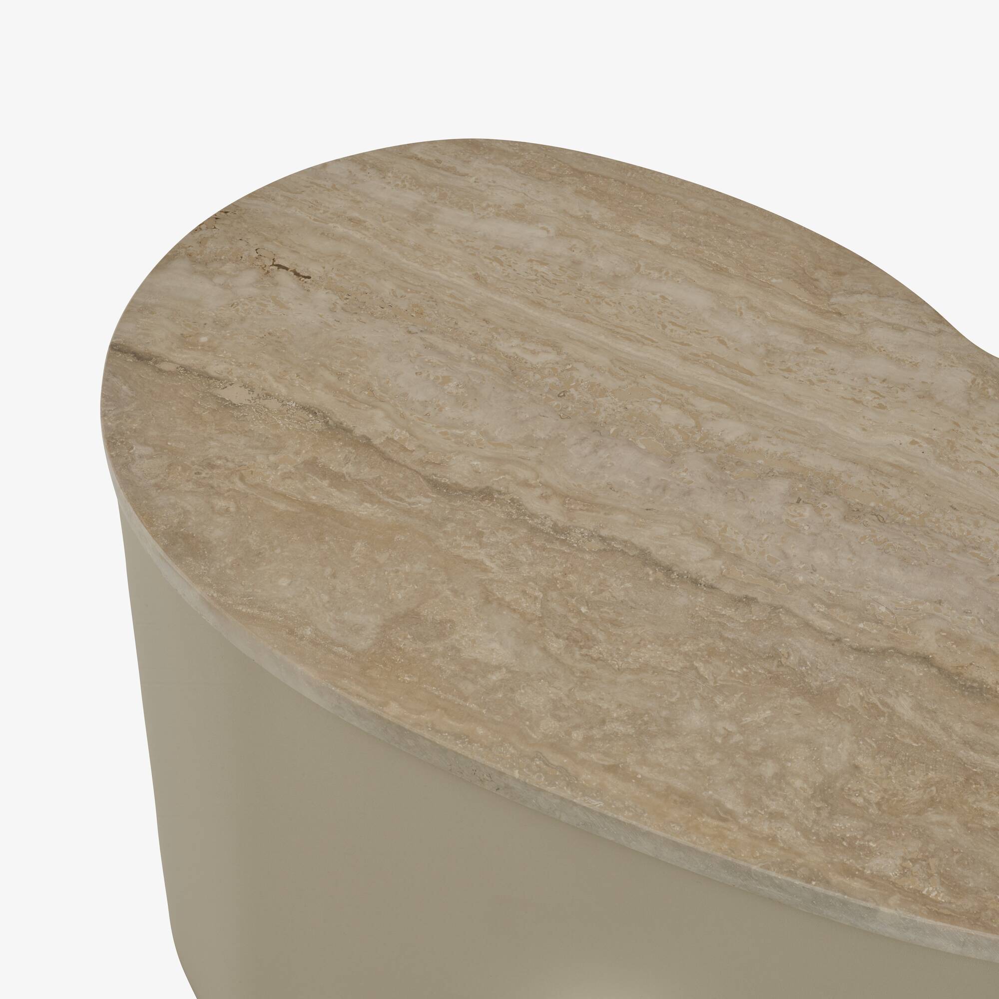 Image Low table travertine top small 5