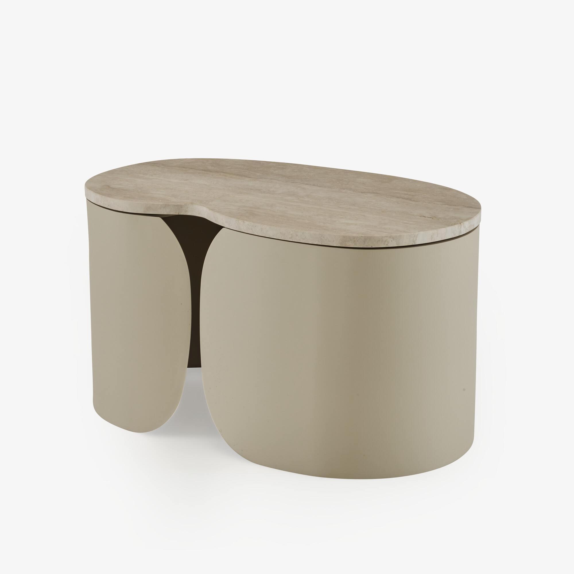 Image Low table travertine top small 2