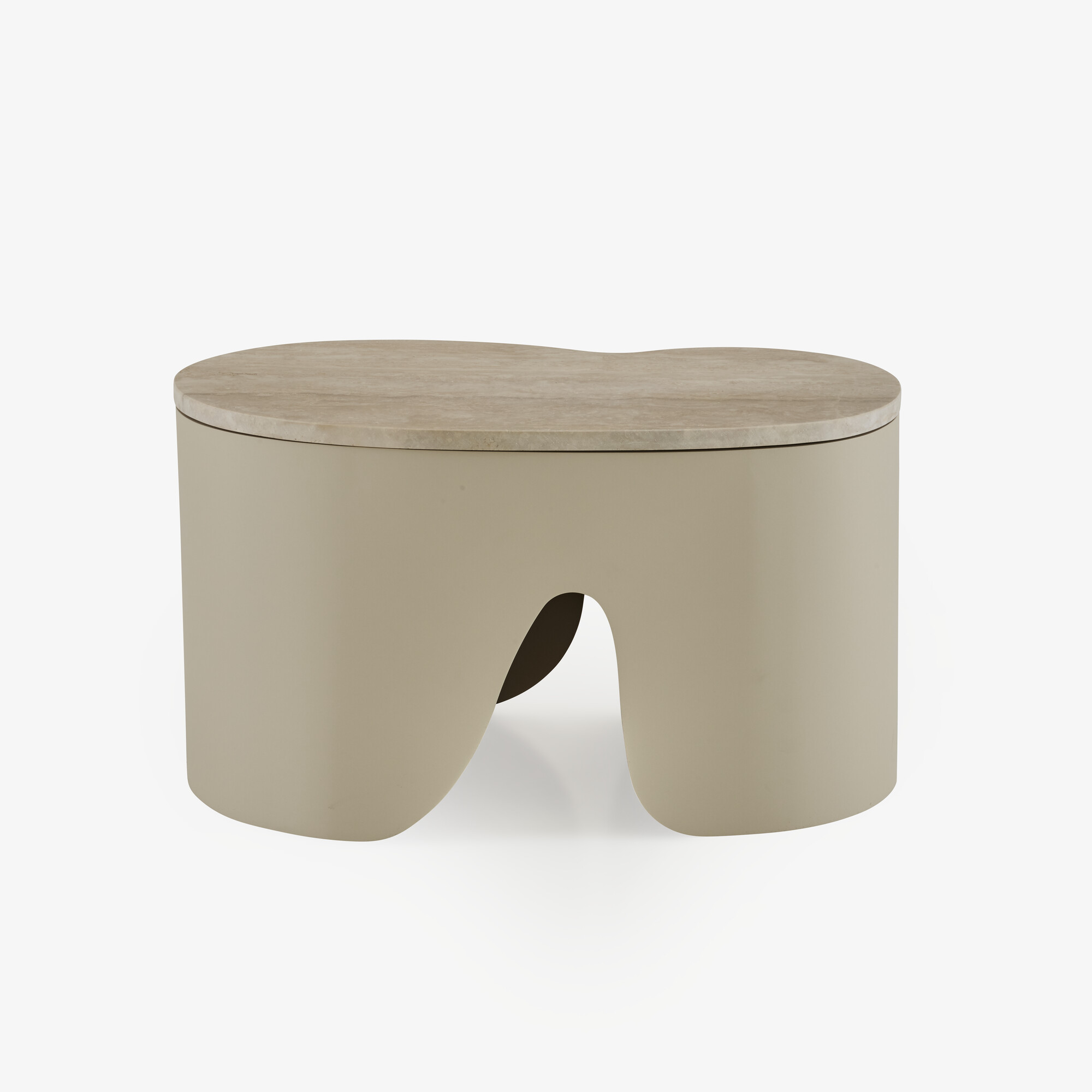 Image Low table travertine top small 1