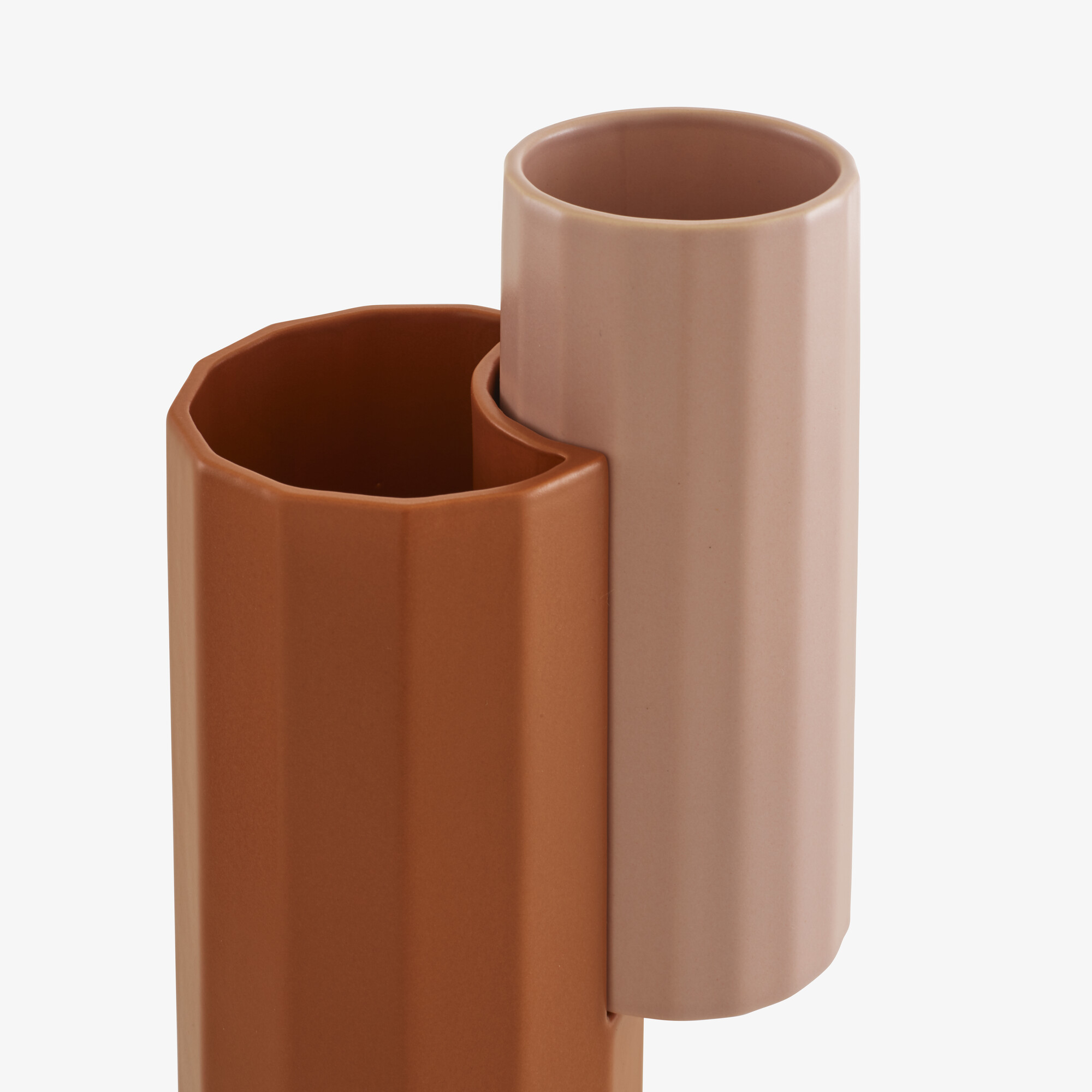 Image Vase "2 in 1" cannelle / rose 5