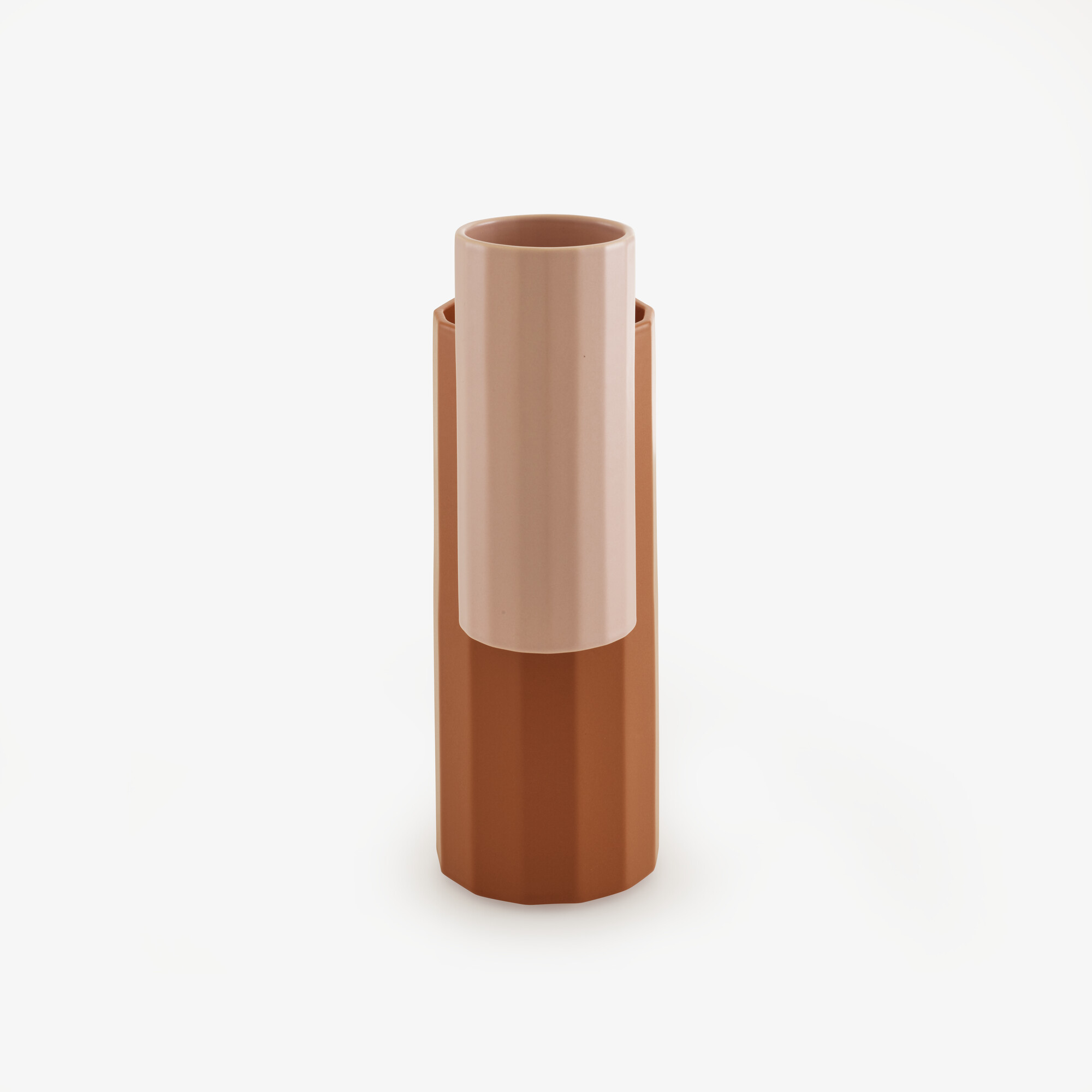 Image Vase "2 in 1" cannelle / rose 2