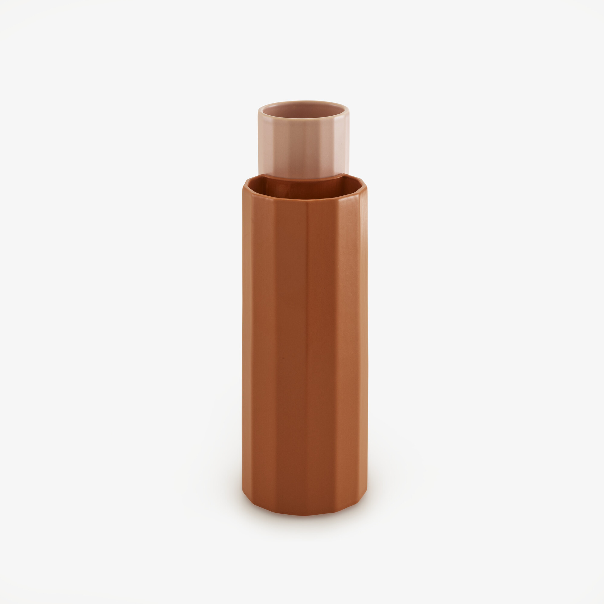 Image Vase "2 in 1" cannelle / rose 3