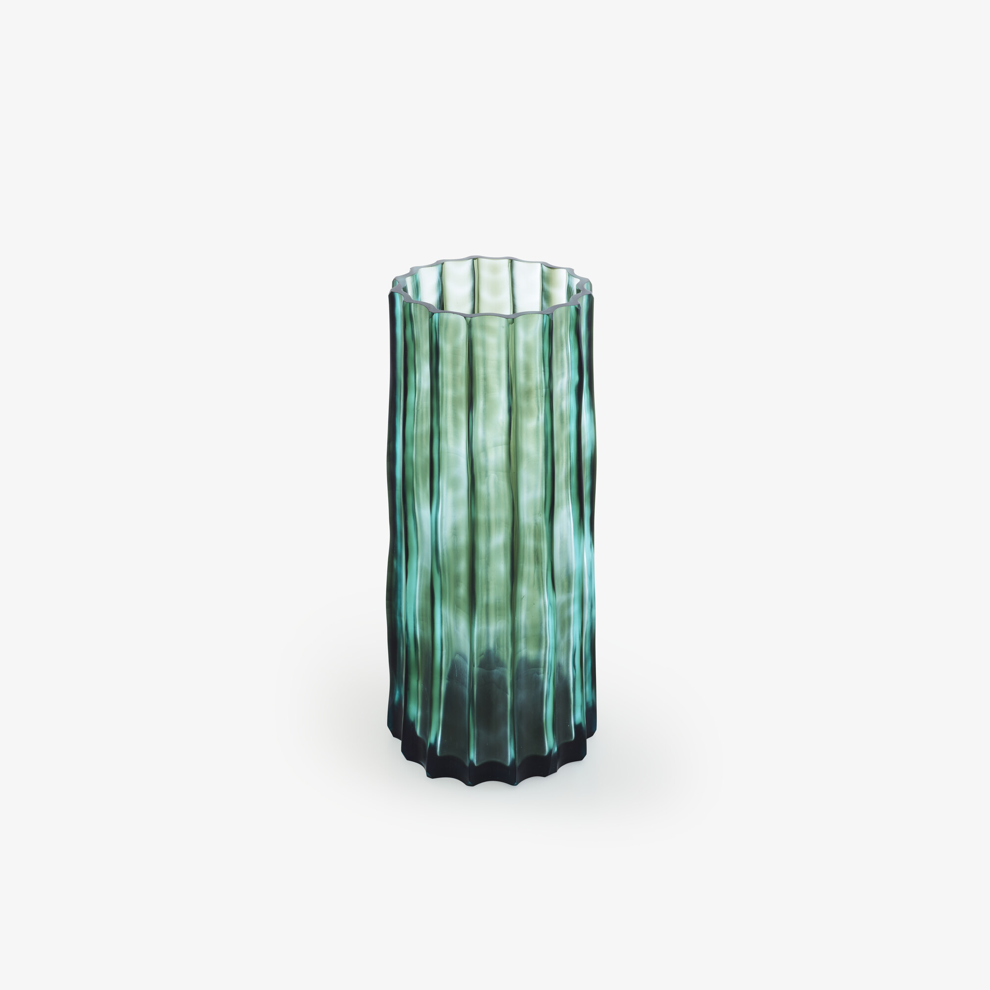 Image SET OF 2 VASES SMALL GREEN