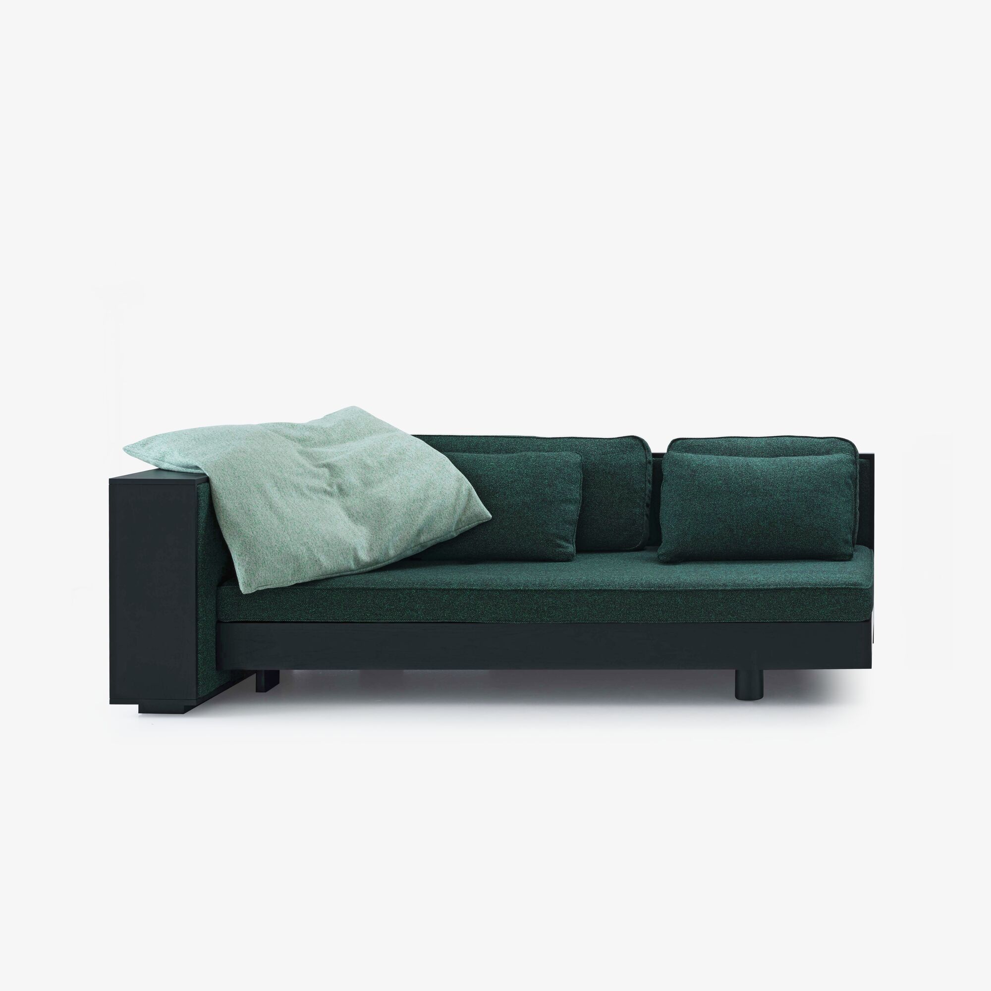 Image 1-ARMED SETTEE WITH SHORT UNIT