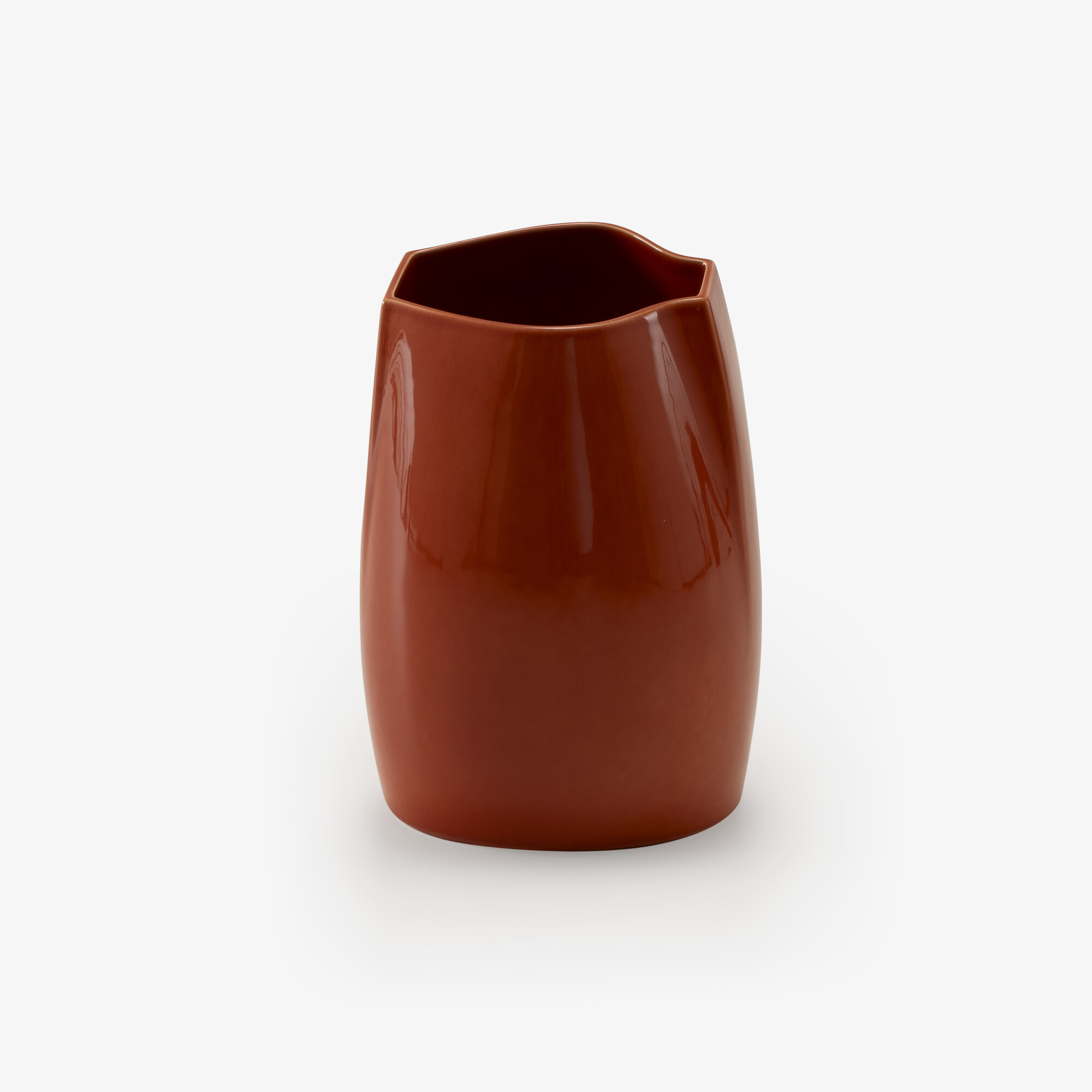 Image VASE SMALL ORANGE BRULE