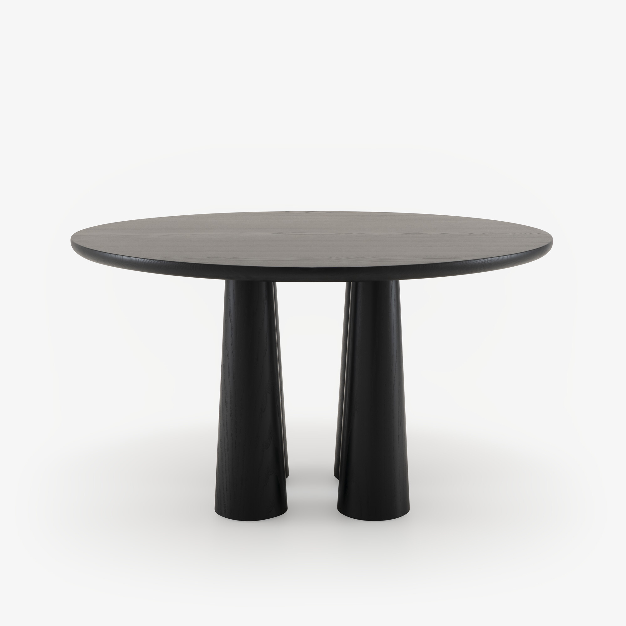 Image Dining table black stained ash base in black stained ash 1