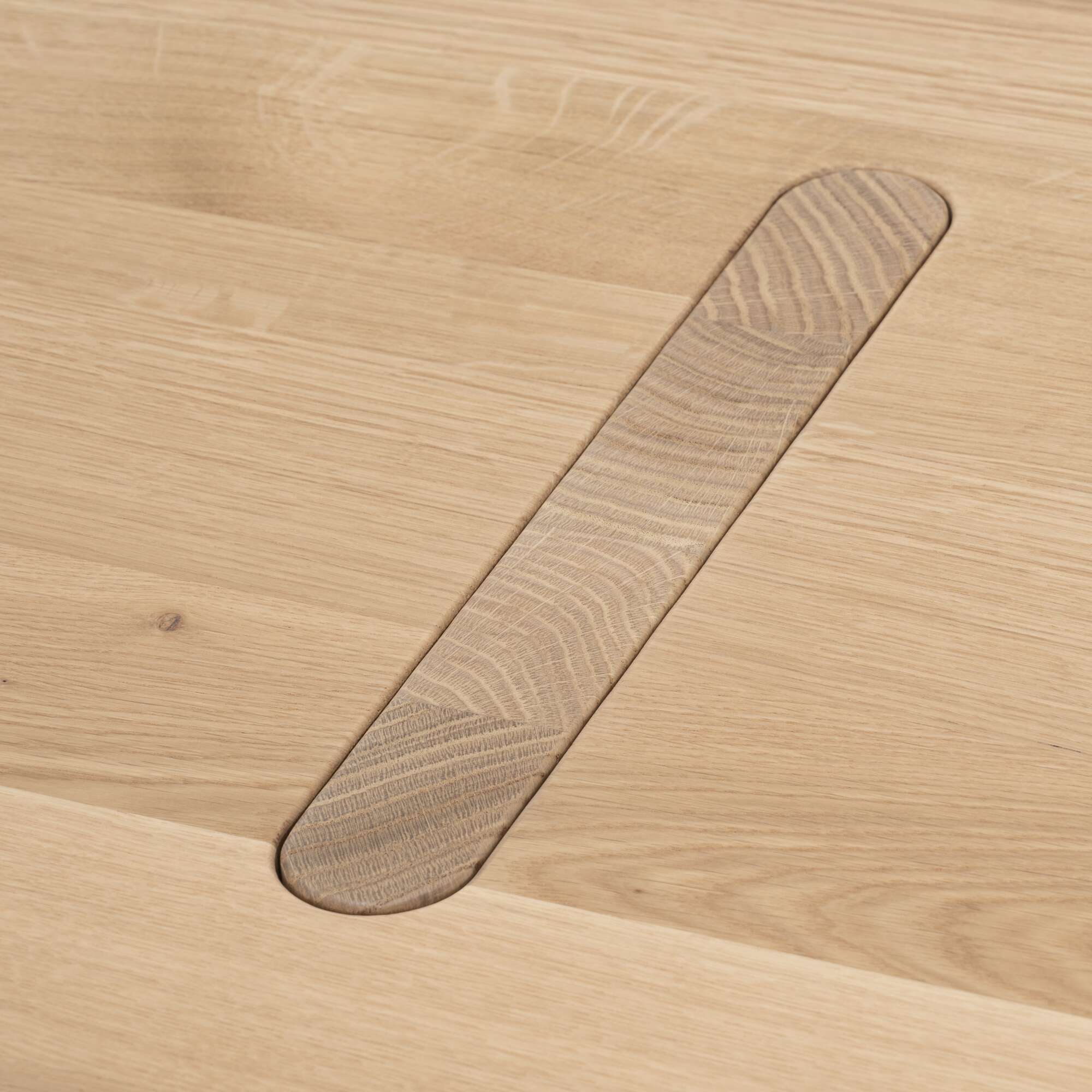 Image Dining table solid whitened oak from stock 5