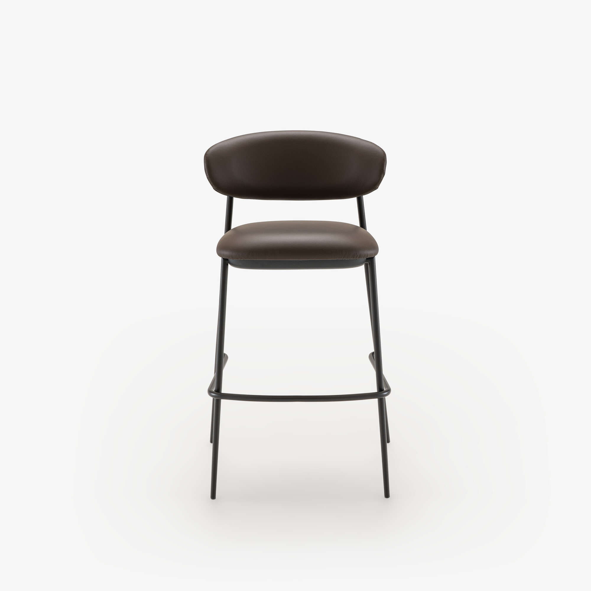 Image High bar chair skiaccia leather/dako brun foncé 1