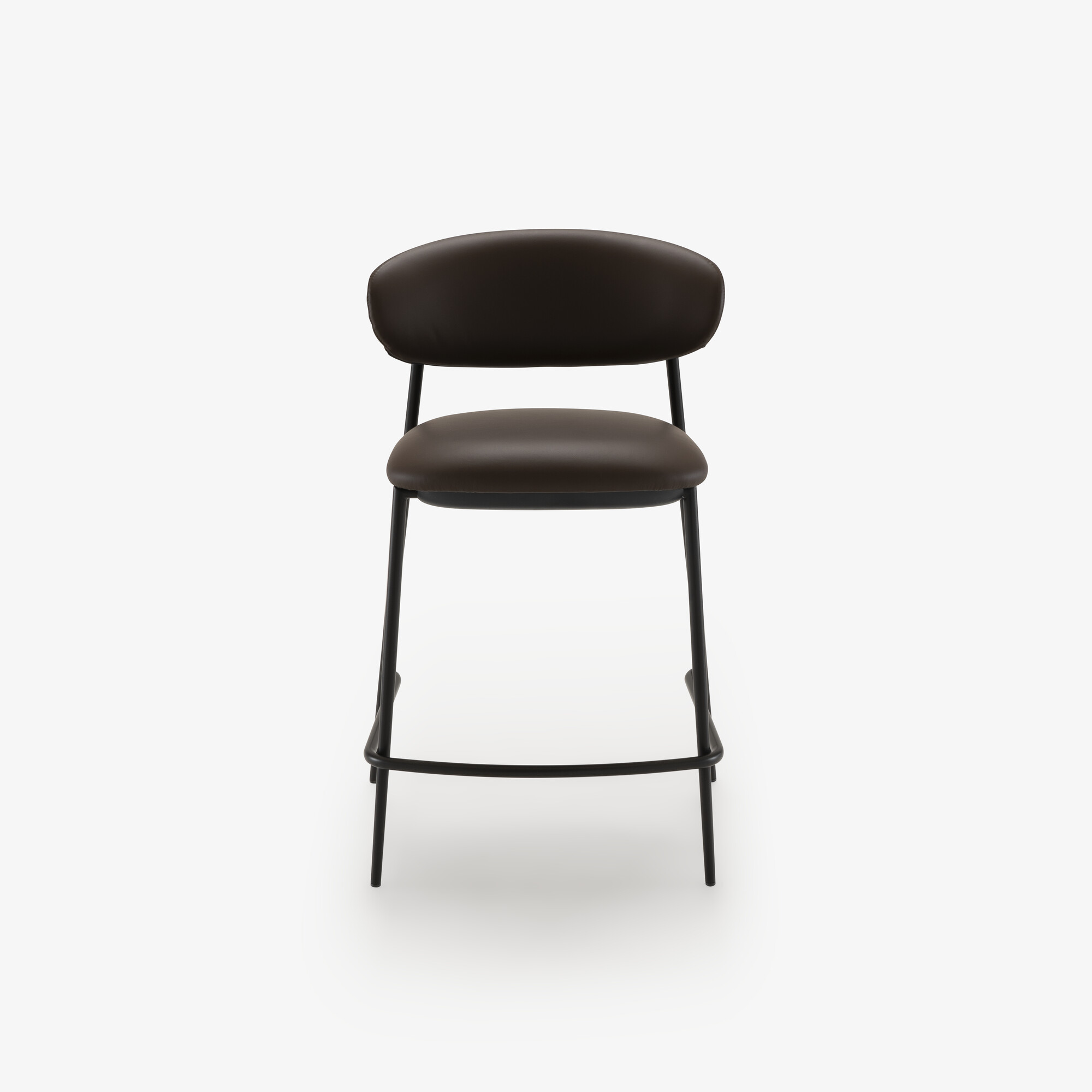 Image Low bar chair skiaccia leather/dako brun foncé 1