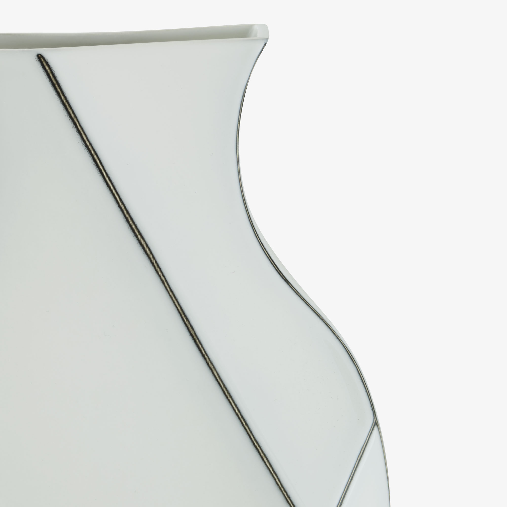 Image Vase white / black  3