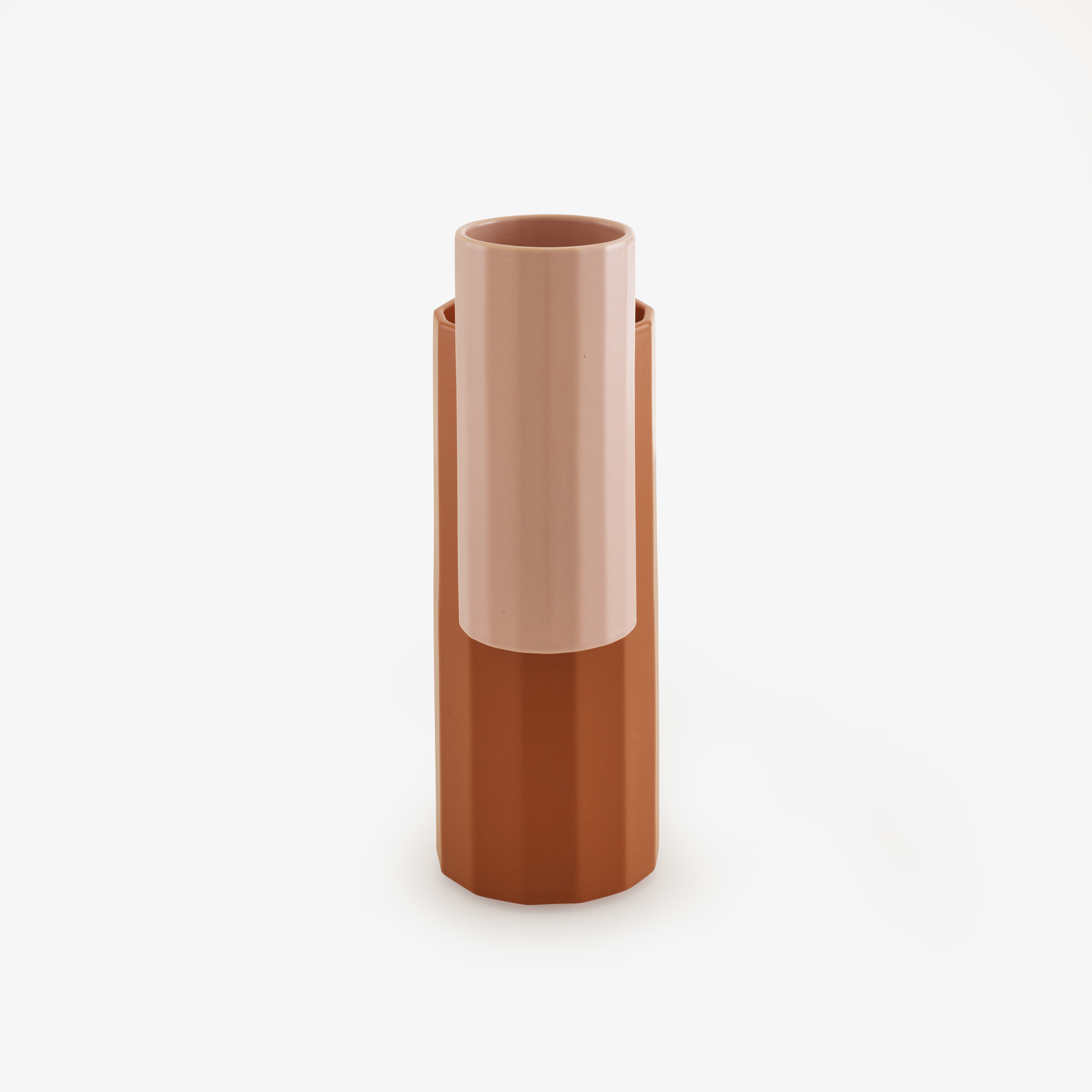Image Vase "2 in 1" cannelle / rose 2