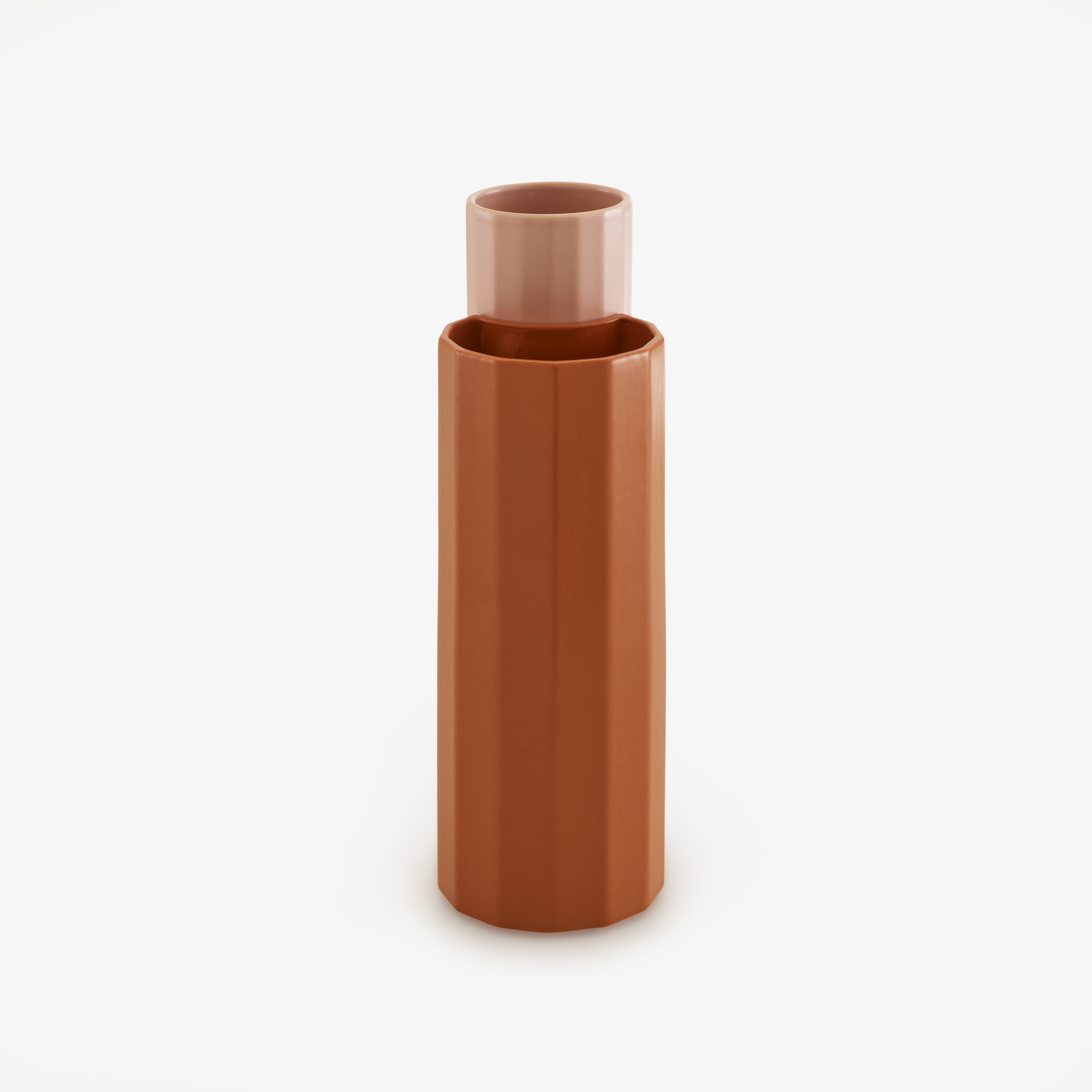 Image Vase "2 in 1" cannelle / rose 3