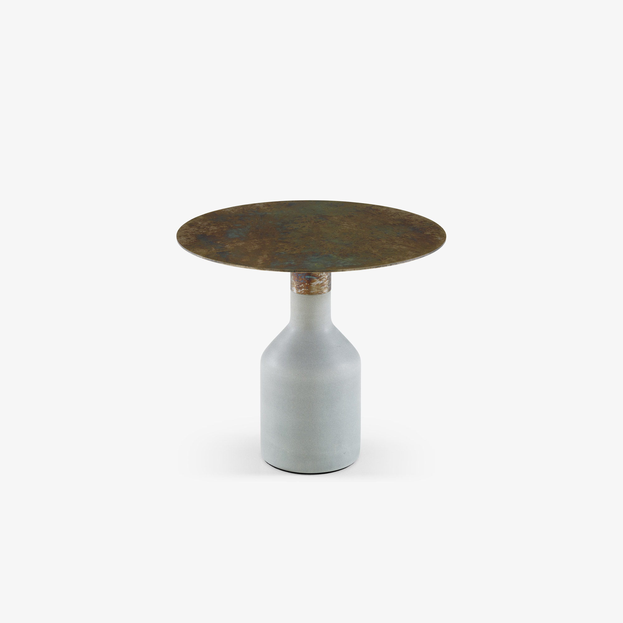 Image OCCASIONAL TABLE PIED EN PIERRE DE TOSCANE 