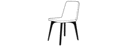CHAIR BLACK STAINED ASH WITHOUT HANDLE