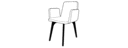 CARVER CHAIR BLACK STAINED ASH WITHOUT HANDLE