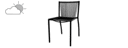 CHAIR BLACK INDOOR / OUTDOOR