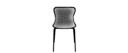 CHAIR ANTHRACITE METAL BASE 