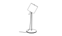 TABLE LAMP WHITE 