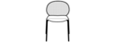 CHAIR INDOOR BLACK LACQUERED BASE
