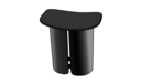 STOOL BLACK STAINED OAK 