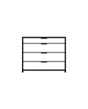 SIDEBOARD UNIT 4 DRAWERS