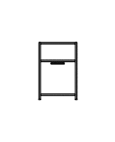 BEDSIDE TABLE 1 DOOR
