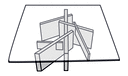 SQUARE LOW TABLE SOLID NATURAL OAK 