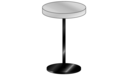 PEDESTAL TABLE BASE IN SATIN-FINISH BLACK LACQUER 