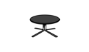 LOW TABLE CHROMED BASE EMPERADOR CERAMIC STONEWARE TOP
