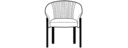 CARVER CHAIR BLACK LACQUERED STEEL BASE 