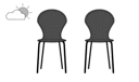 SET OF 2 CHAIRS  