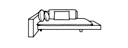 CHAISE LONGUE WITH LONG UNIT + SHELF