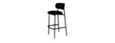 HIGH BAR CHAIR SKIACCIA LEATHER/DAKO BRUN FONCÉ