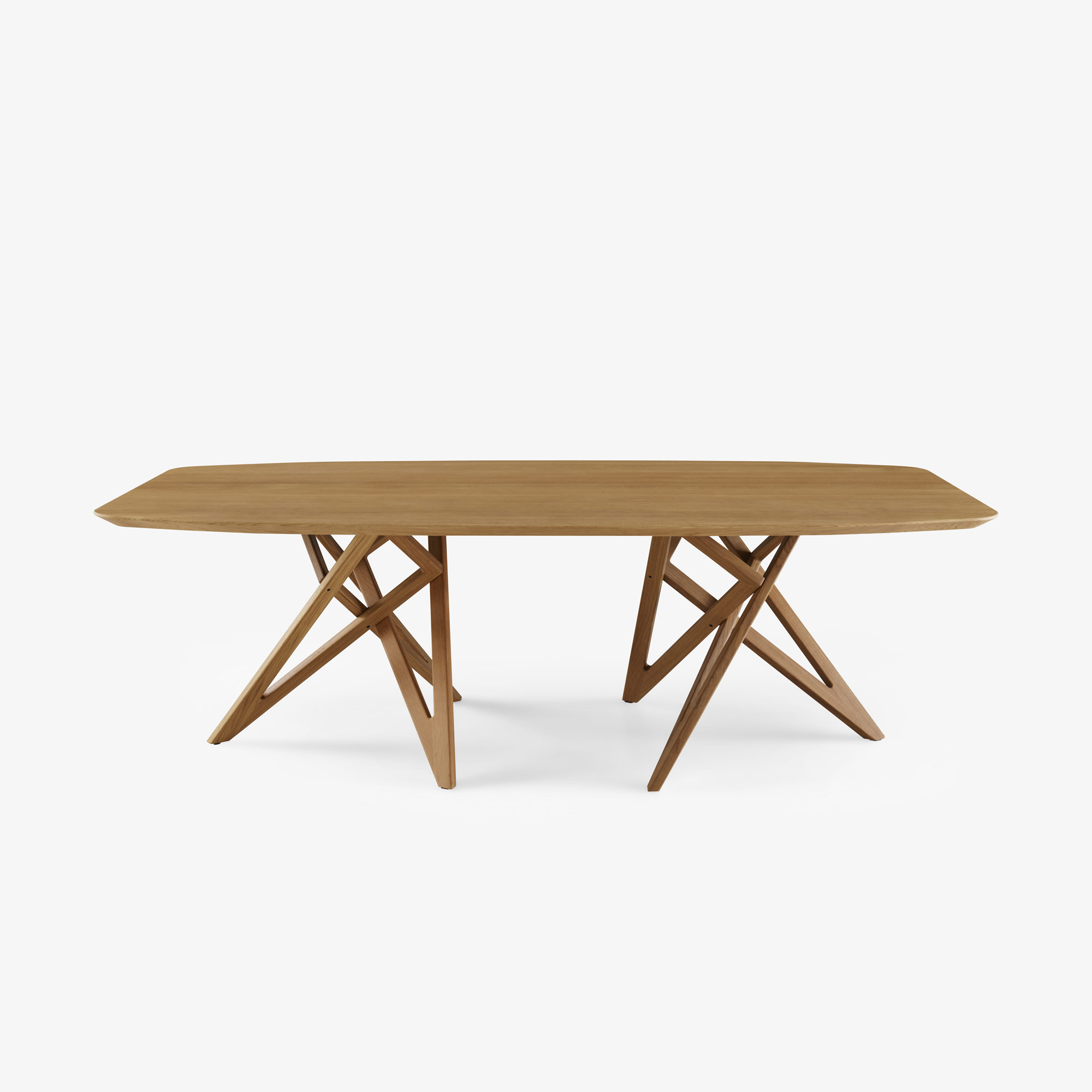 Image Dining table – barrel-shaped legs in natural oak  1