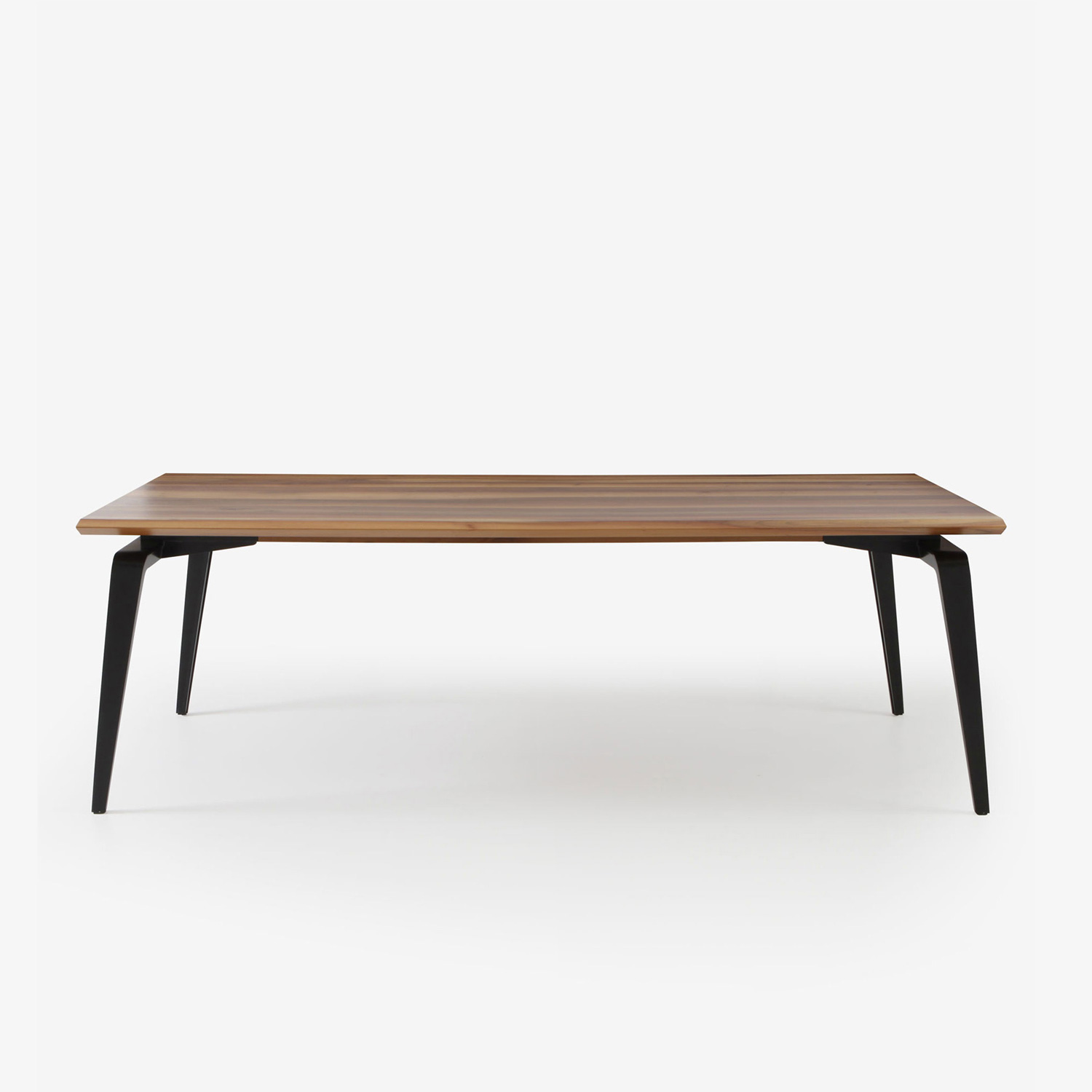 Image RECTANGULAR DINING TABLE BLACK LACQUERED BASE 