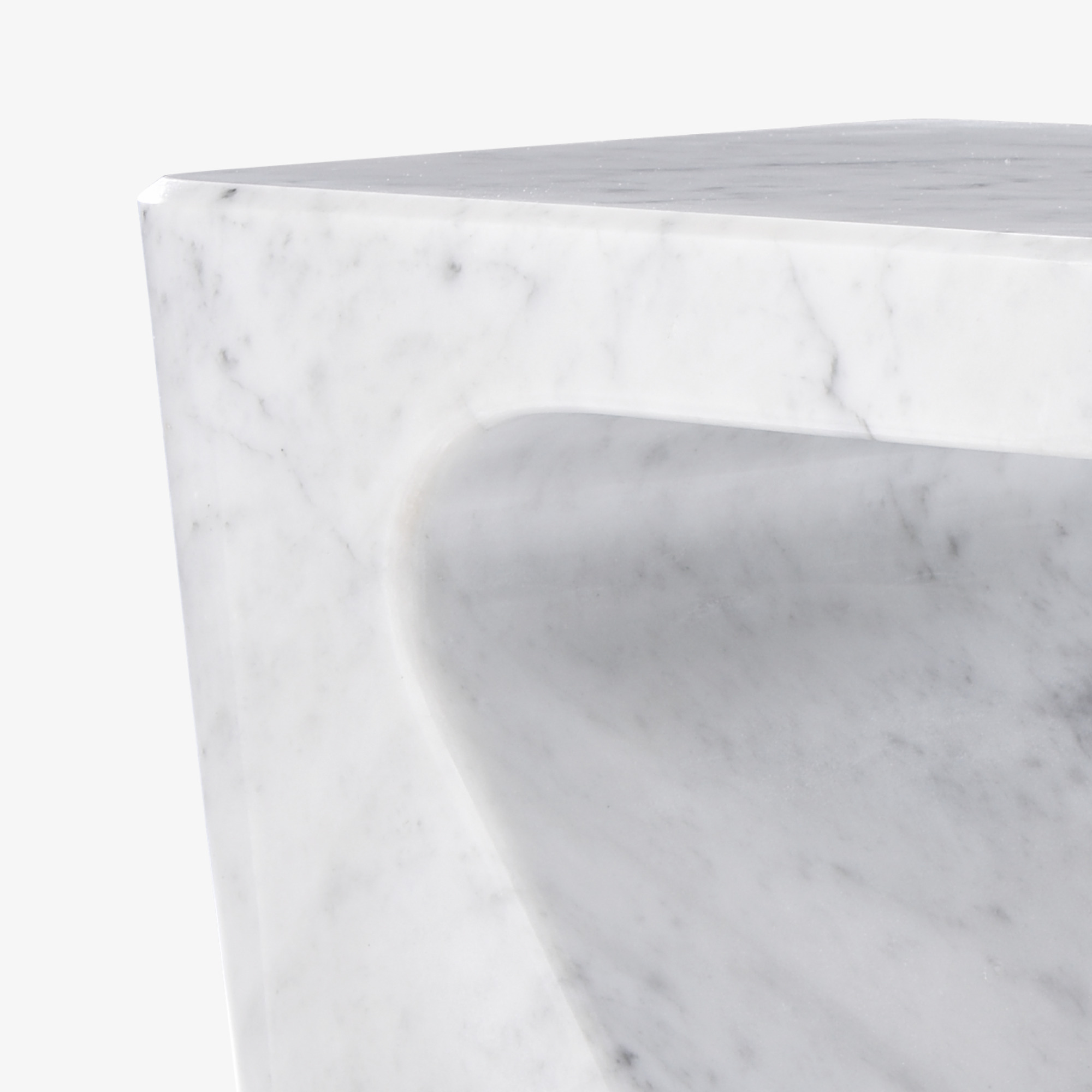 Image Occasional table white marble  5