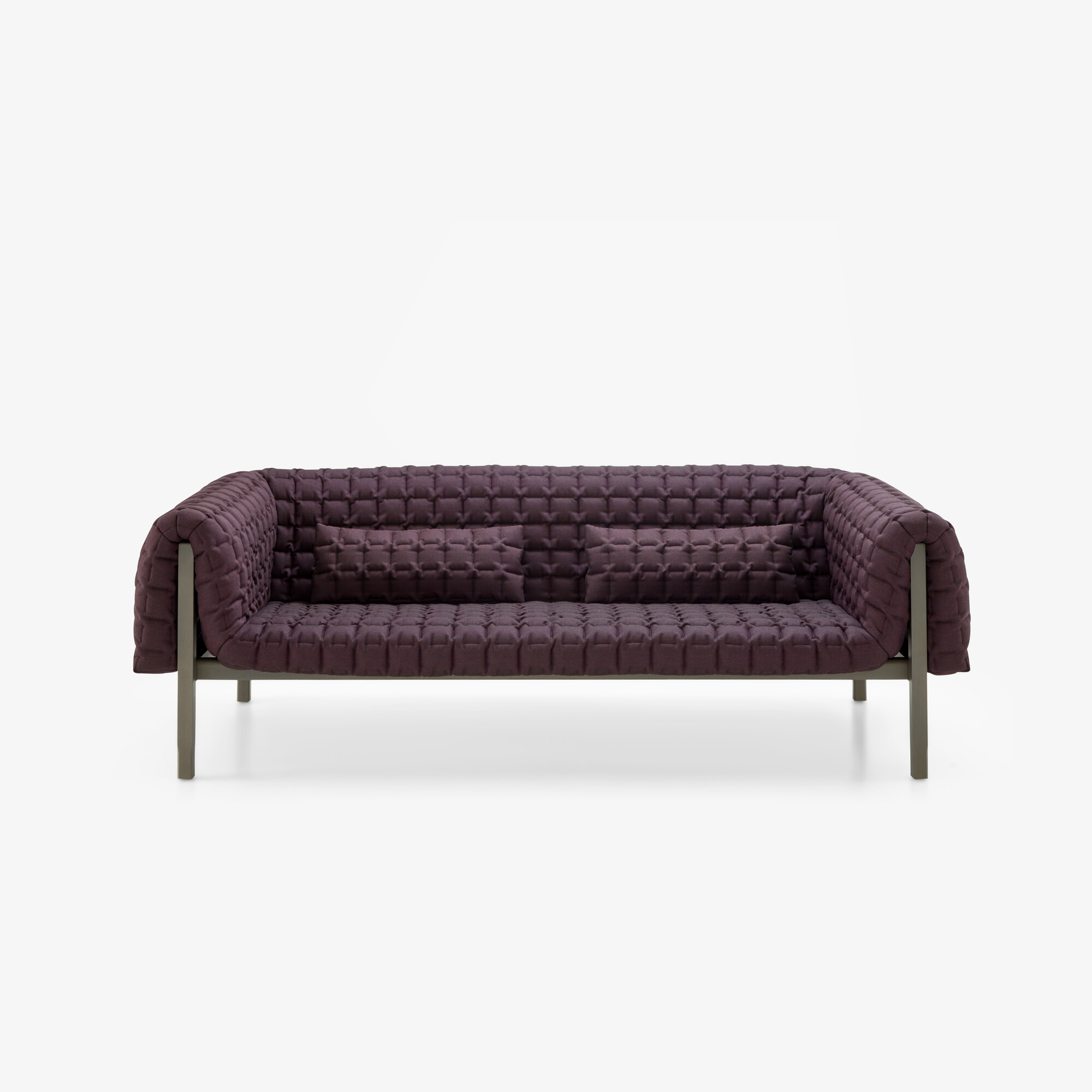 Image SOFA LOW BACK WITH 2 LUMBAR CUSHIONS