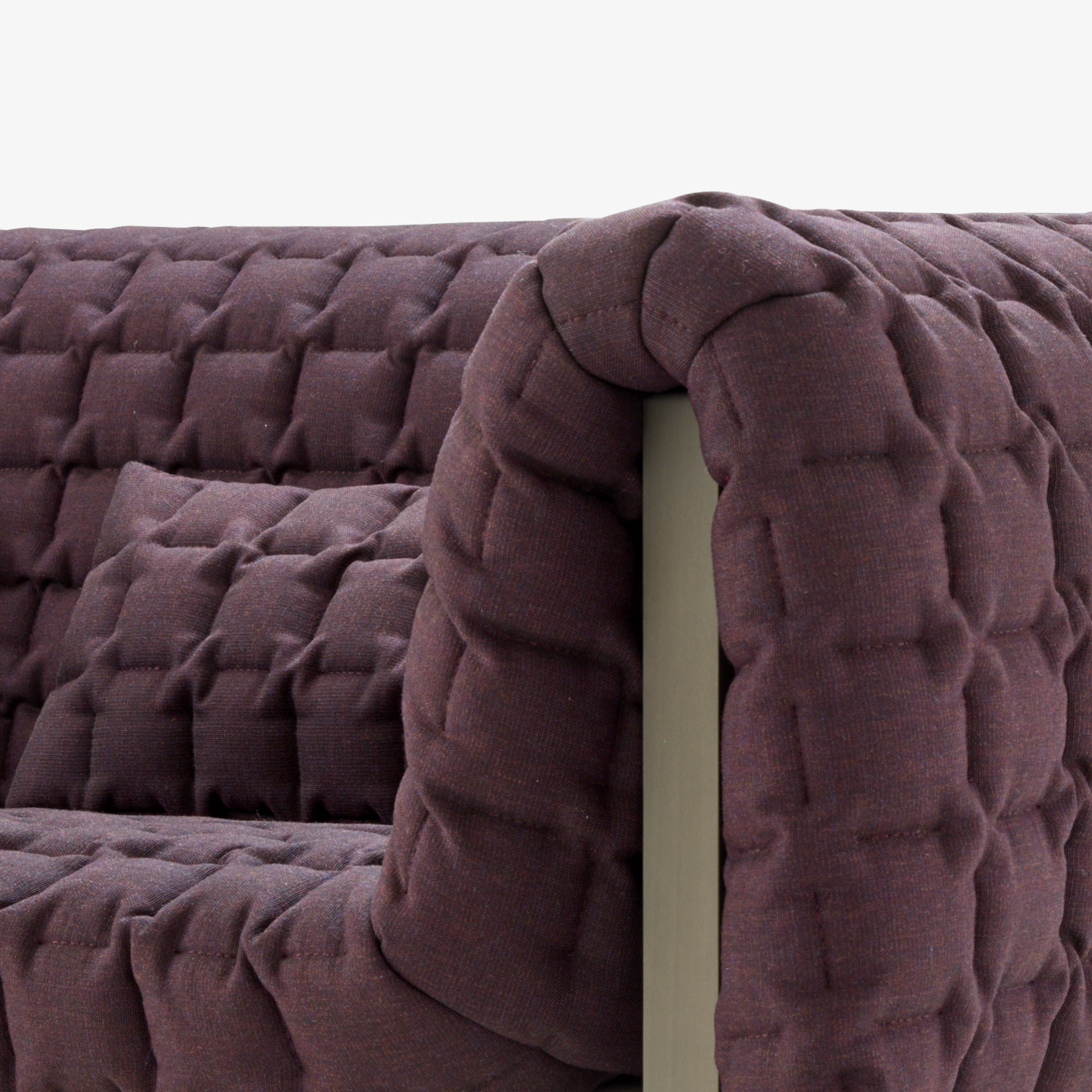 Image Sofa low back with 2 lumbar cushions 3