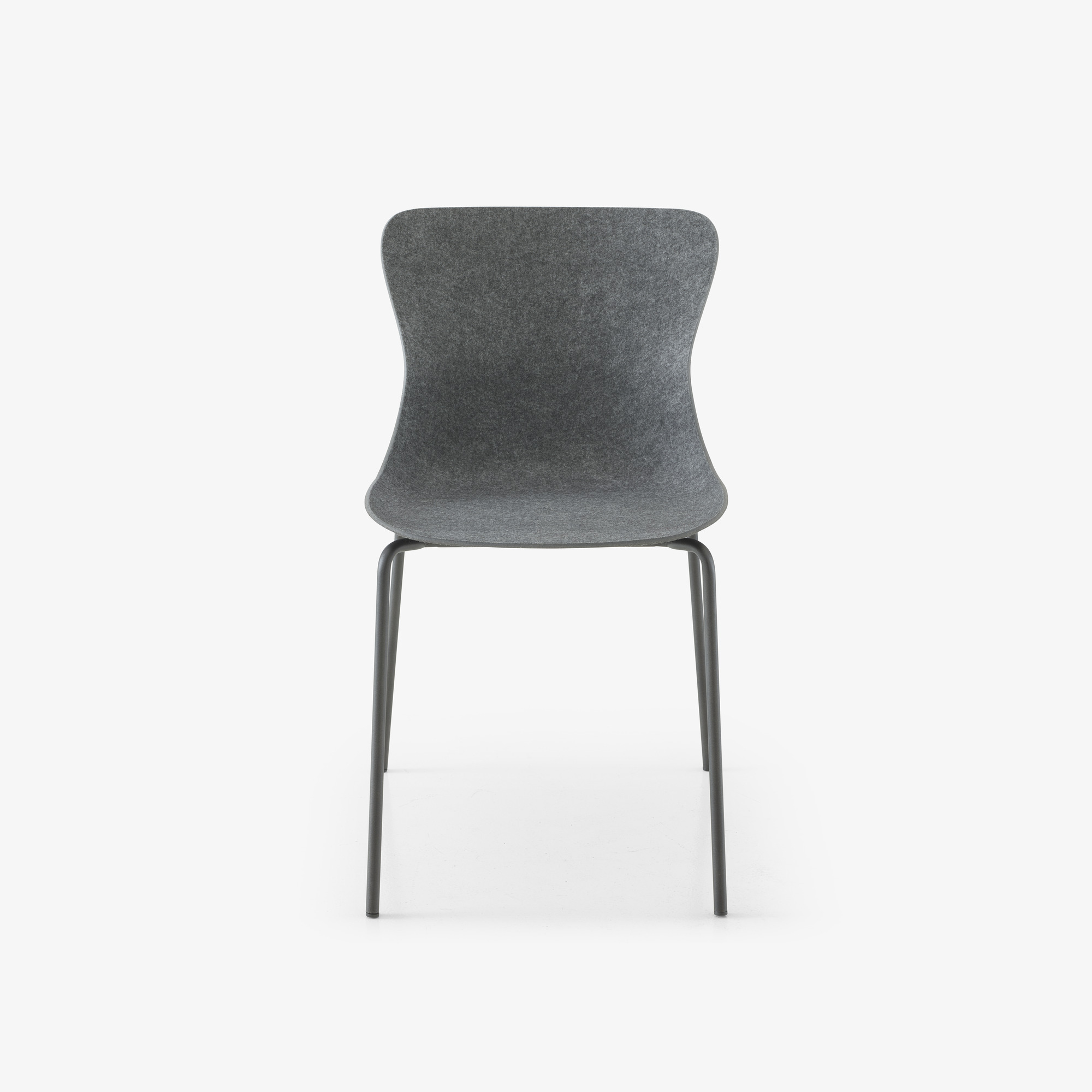 Image Dining chair anthracite metal base  1